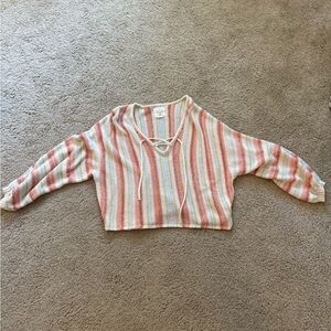 Billabong Multicolor Striped Sweater